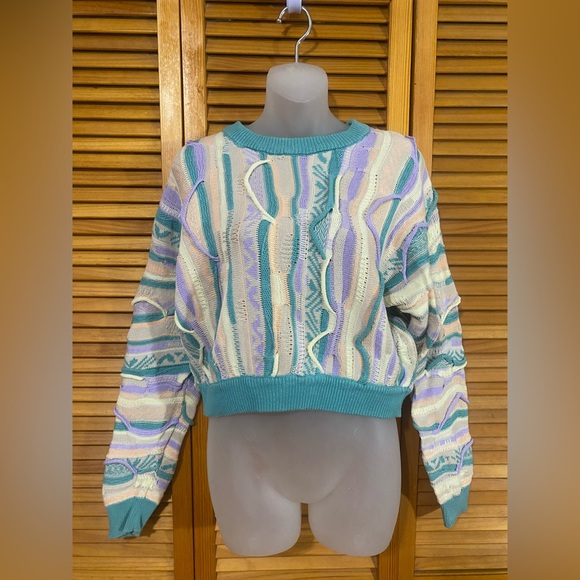 Forever 21 Sweaters - Forever 21: Coogi-inspired sweater I (cropped)